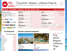 Tablet Screenshot of billigurlaub.de
